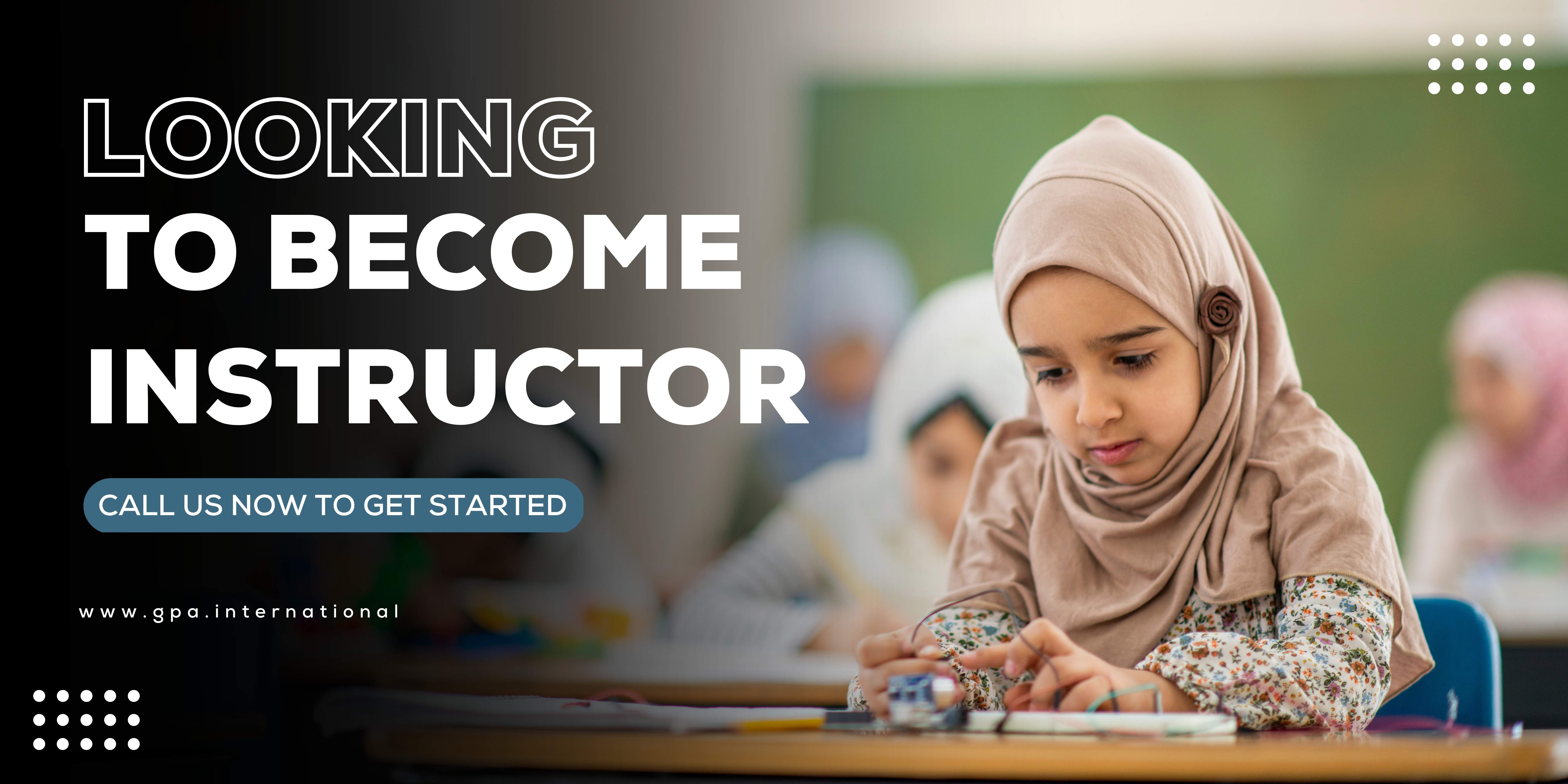 looking for become instructor